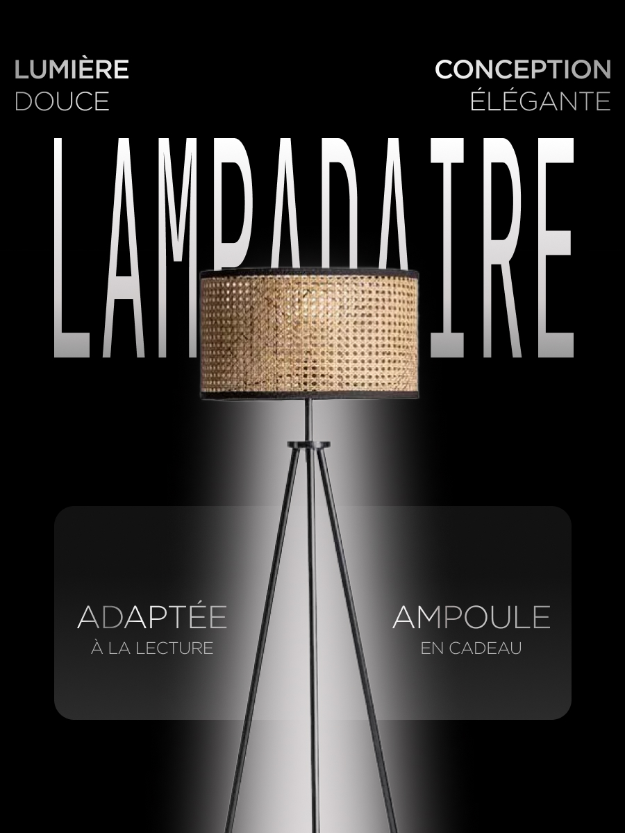 Lampadaire sur une affiche publicitaire